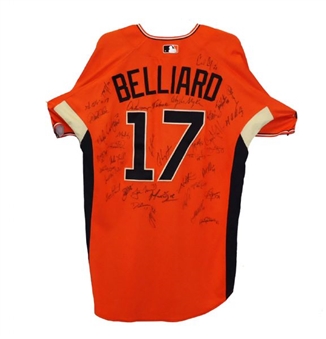 2007 All-Star Game Jersey (A.L.) with 38 Signatures Including Jeter and Ichiro
